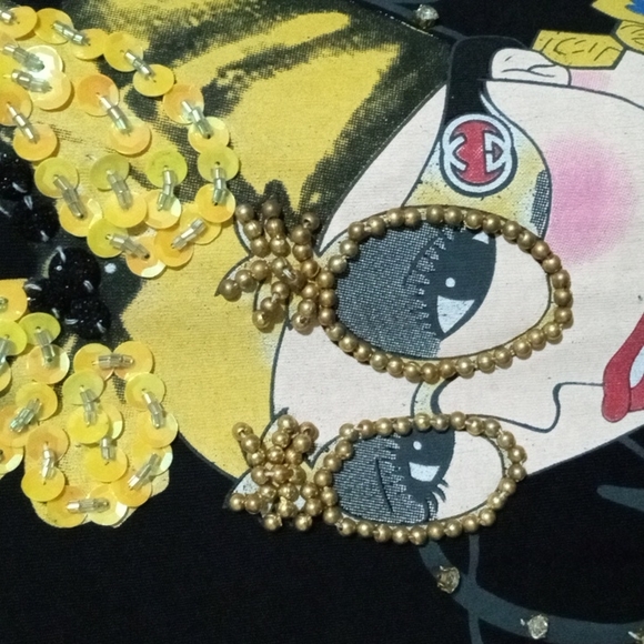 Mint, bedazzled, butterfly's, sequence, artsy, festivals - Picture 3 of 7